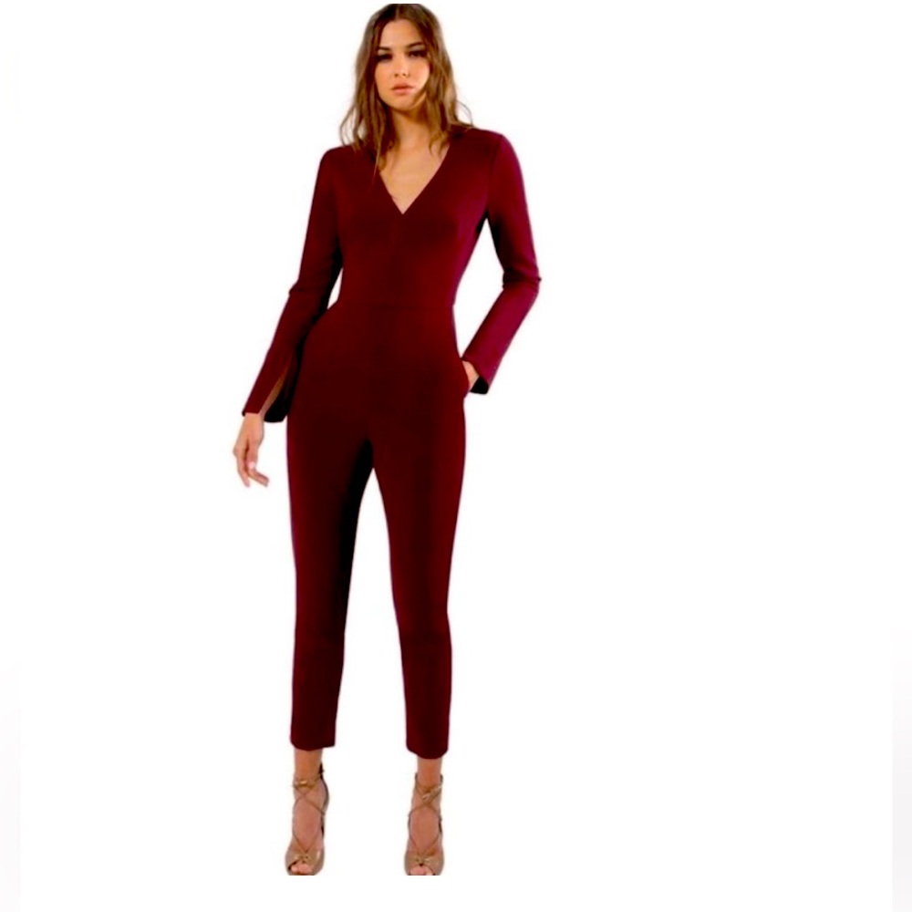 NWT Black Halo Long Sleeve Jumpsuit